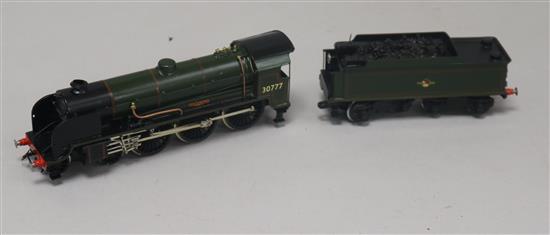 Eight 00-gauge diecast and other locomotives,